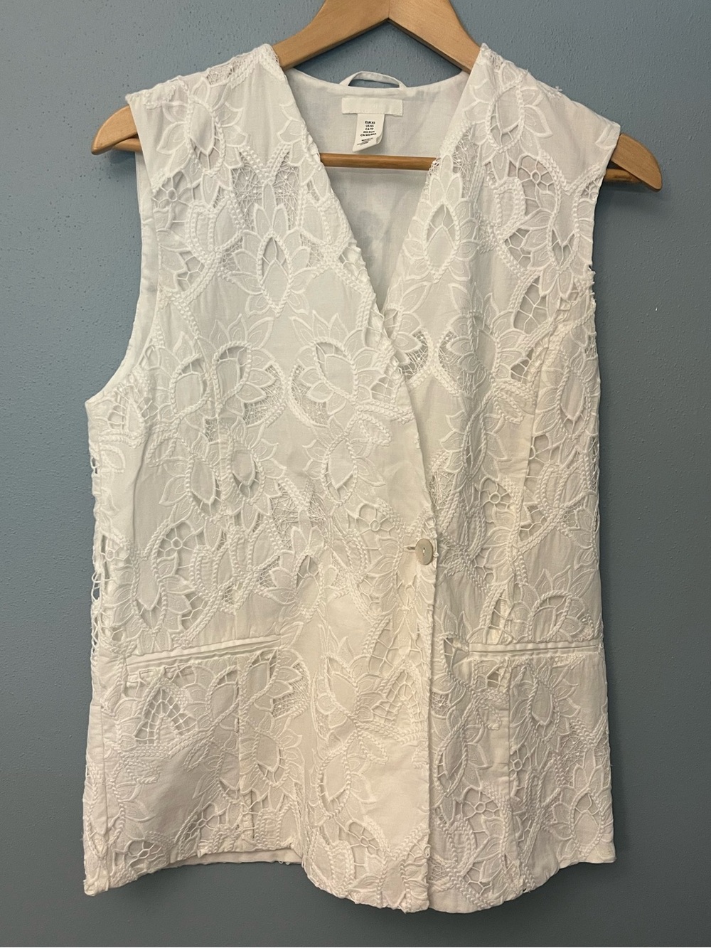 H&M Lace Oversized Vest